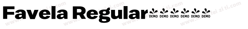 Favela Regular字体转换